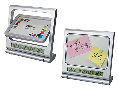 Home Bedside Desktop Photo Clock Electronic Calendar Display Picture Frame Digital Alarm Clock With Timer