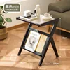 Black coffee table, 45cm