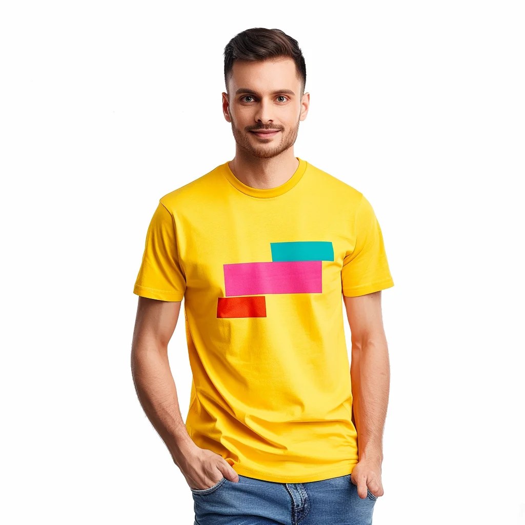 China Factory Premium Quality Custom Screen Print 96 Cotton 4 Elastane T Shirt