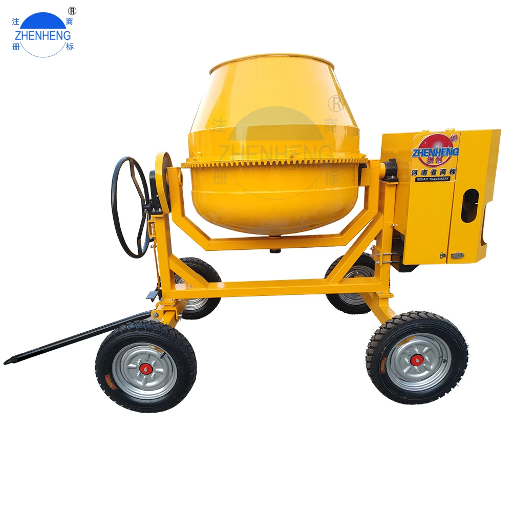 CE Manual Mixers Machine Electric Portable Construction Betoneira Hand Concrete Mechanical Mixer With Motor for Home Use