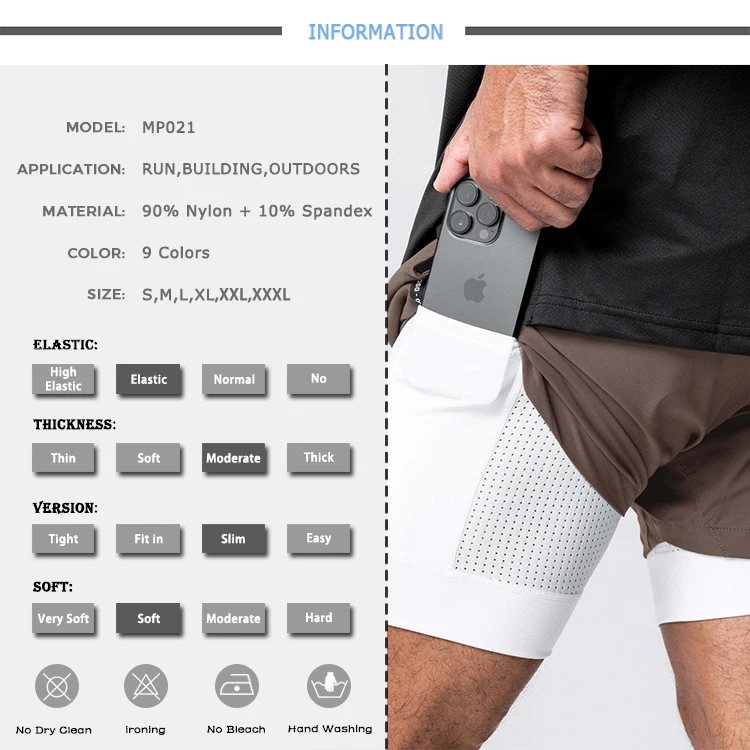 2 in 1 Double Layer Ultra Shorts | Blackwater Valley Runners