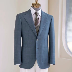 Men's High Quality Bespoke Wedding Suit 100% Wool 120-150' Super British Fabric Single Breasted Haute Couture Design for Men