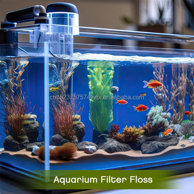 Aquarium Filter Floss Polyester Floss Bag Filter Media for Fish Tank
