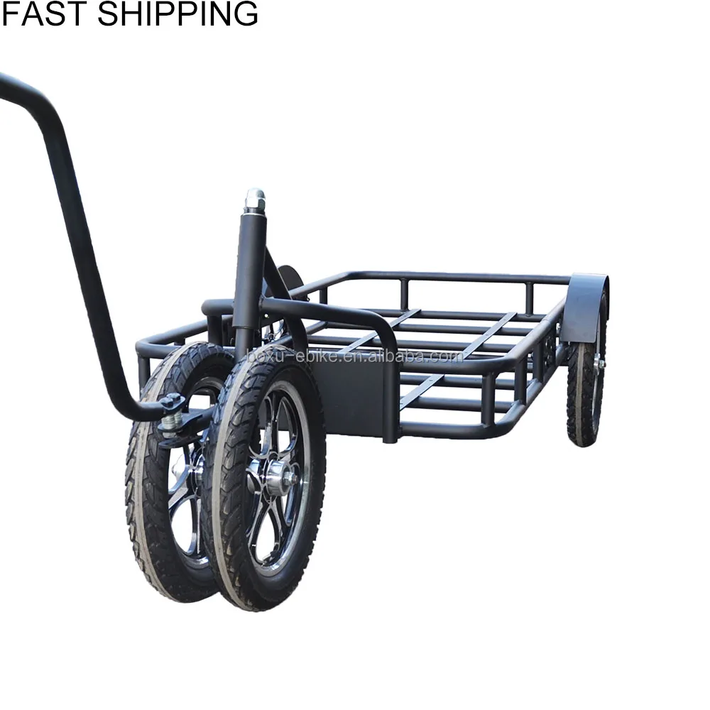 16' Wheels-quick Release Steel Large Cargo Small Bicycle Bike Motorcycle Camper Cargo & Utility Trailers