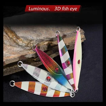 Grouper Sea Fishing 200/250g Lead Metal Jig Slow-Jigging Bait Diamond-Shaped Laser Deep-Sea South China Sea Tuna Boat – Metal Jig – view 3