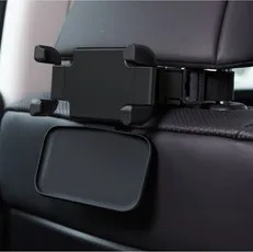 Подголовник для планшета, держатель для автомобильного заднего сиденья, автомобильное крепление для детей с регулируемым ремешком, универсальный, совместимый с экраном 4-12,9\