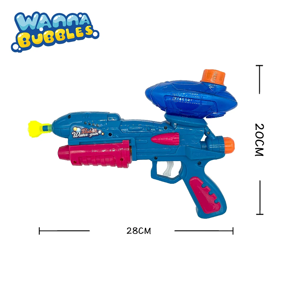 2 in 1 Multifunction Friction Bubbles Shooting Gun Kids Gift Toy Bubble Water Guns