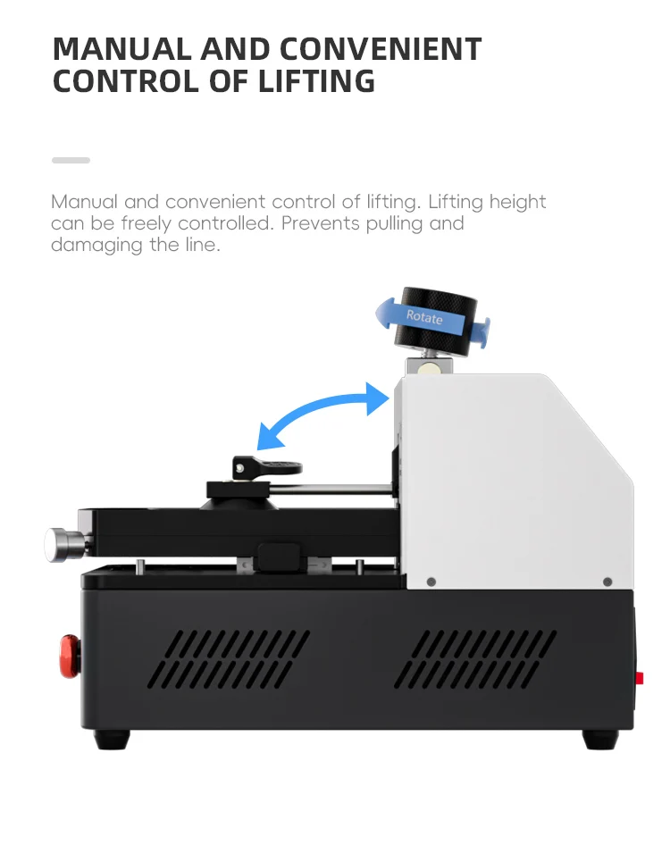 TBK288H Automatic Heat Removing Machine Built-in Vacuum Pump Professional Phone LCD Screen Separator for iPhone Refurbishment