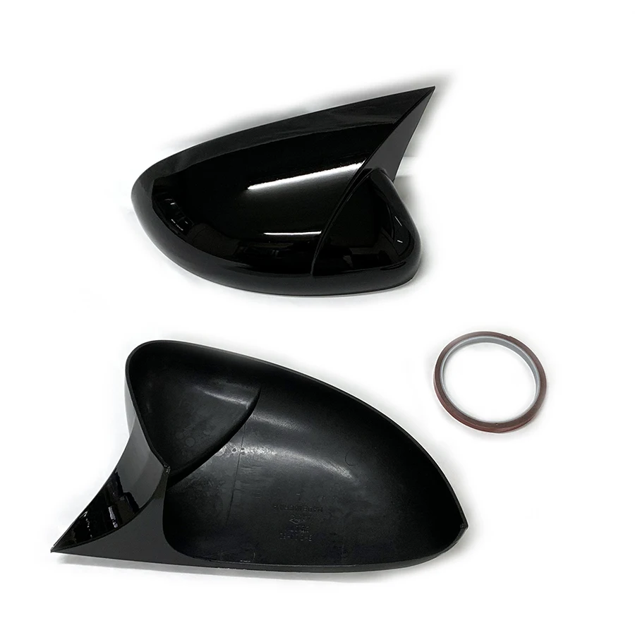 product abs sticking side mirror cover for honda city 2021   2022 auto rearview ox horn mirror door rearview mirror cover-7