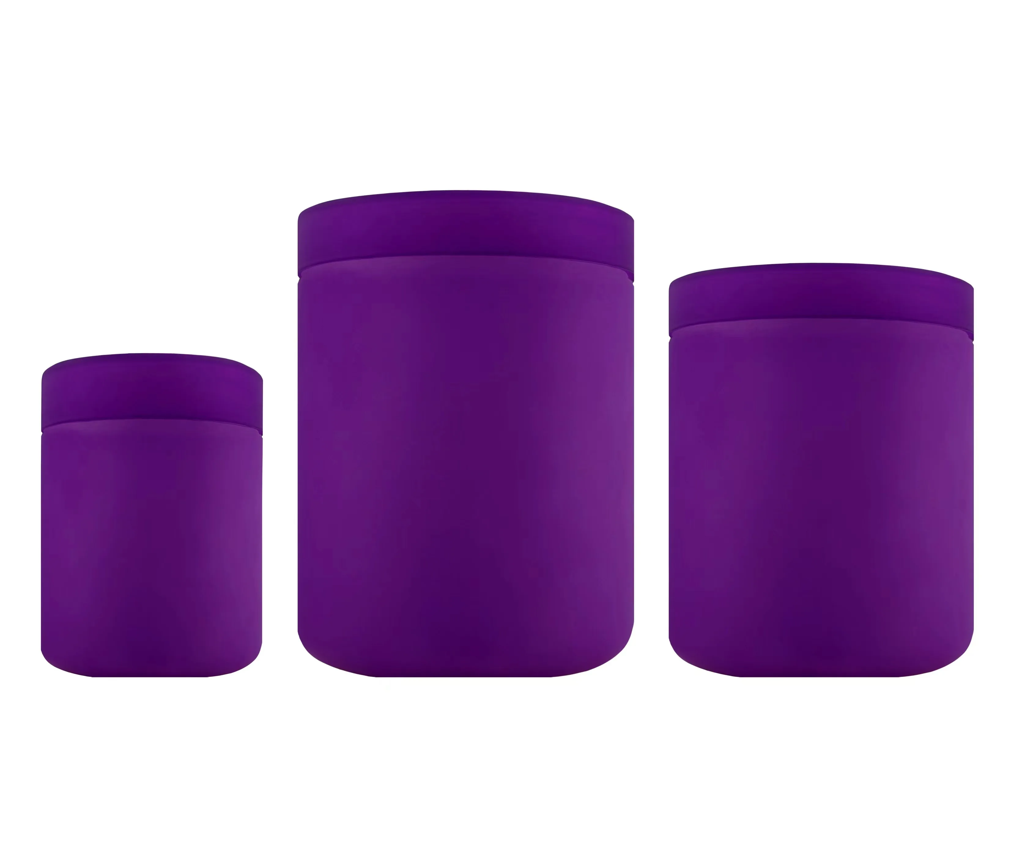 40oz 1100ml HDPE Black Soft Touch  Dietary Supplement Packaging Plastic Jar Powder Container