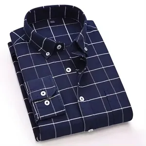 2026 OEM Men's Fashion Ironing Long Sleeve Shirt Custom Casual Design with Fashionable Collar for Winter