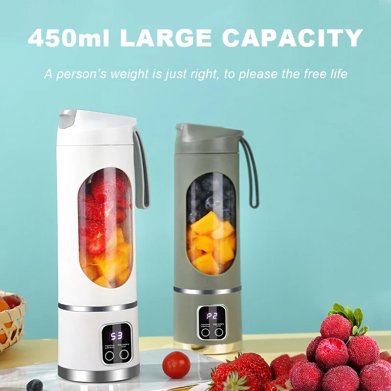 Wholesale Mini Portable Juice Blender Travel  Cordless Ice Crusher Machine Usb Electric Rechargeable Portable Blender