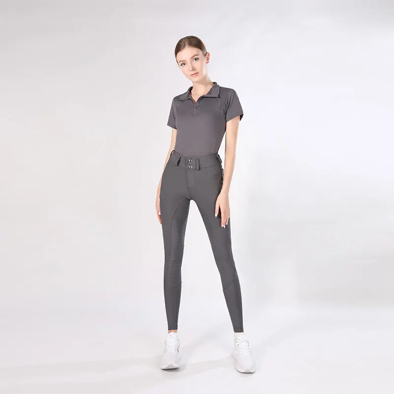 Women's Clothing Equestrian Set Full Silicone Breeches Breathable New