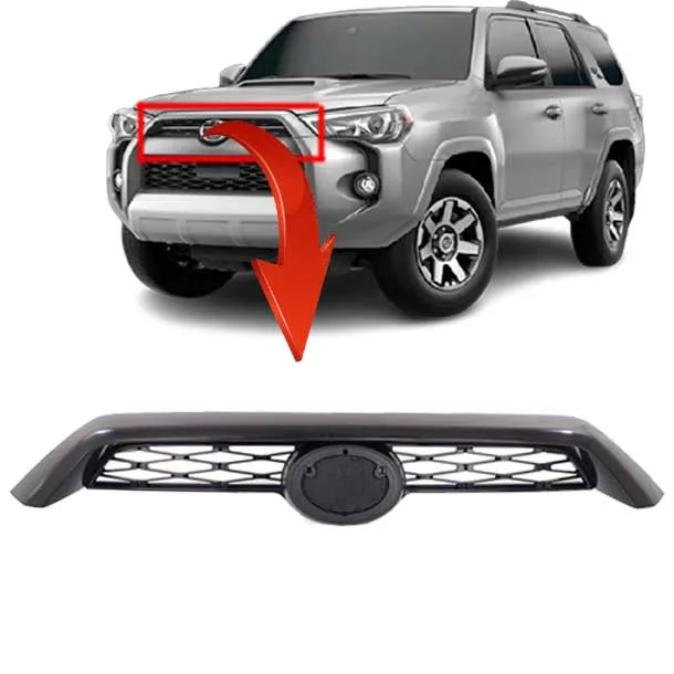 car auto front upper grille for toyota 4runner bumper grille accessories body kit 2014 2015 2016 2017 2018 2019