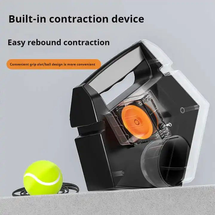 Professional Tennis Practice Machine with Automatic Ball Launcher and Swing Simulator for Advanced Training