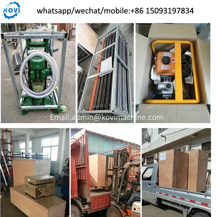 Portable Borehole Water Well Drilling Machine for Small Hydraulic Water Well Drilling Rig Machine Price