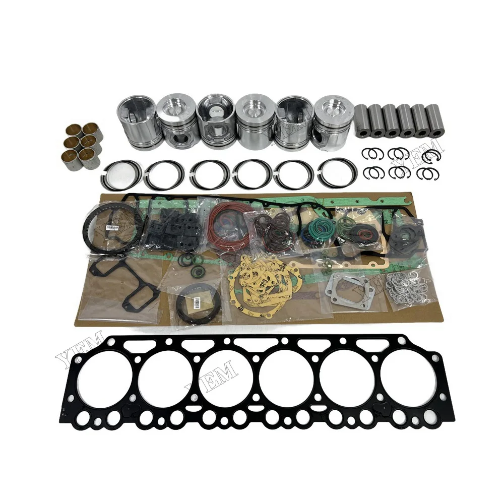 Replacement Engine Rebuild Kit With Piston Ring Overhaul Gasket Set Suitable for Volvo D7D Engine Parts 2