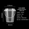 Seau à fruits 33OZ avec couvercle