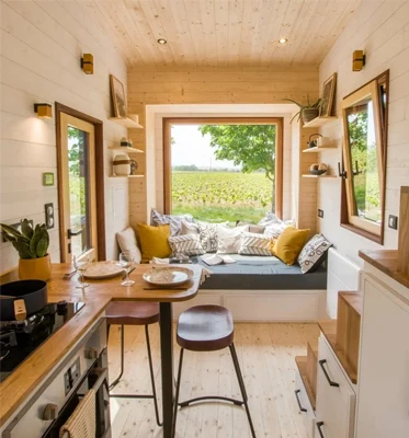 Mobile Prefabricated Tiny House On Wheels Trailer For Living Australia ...