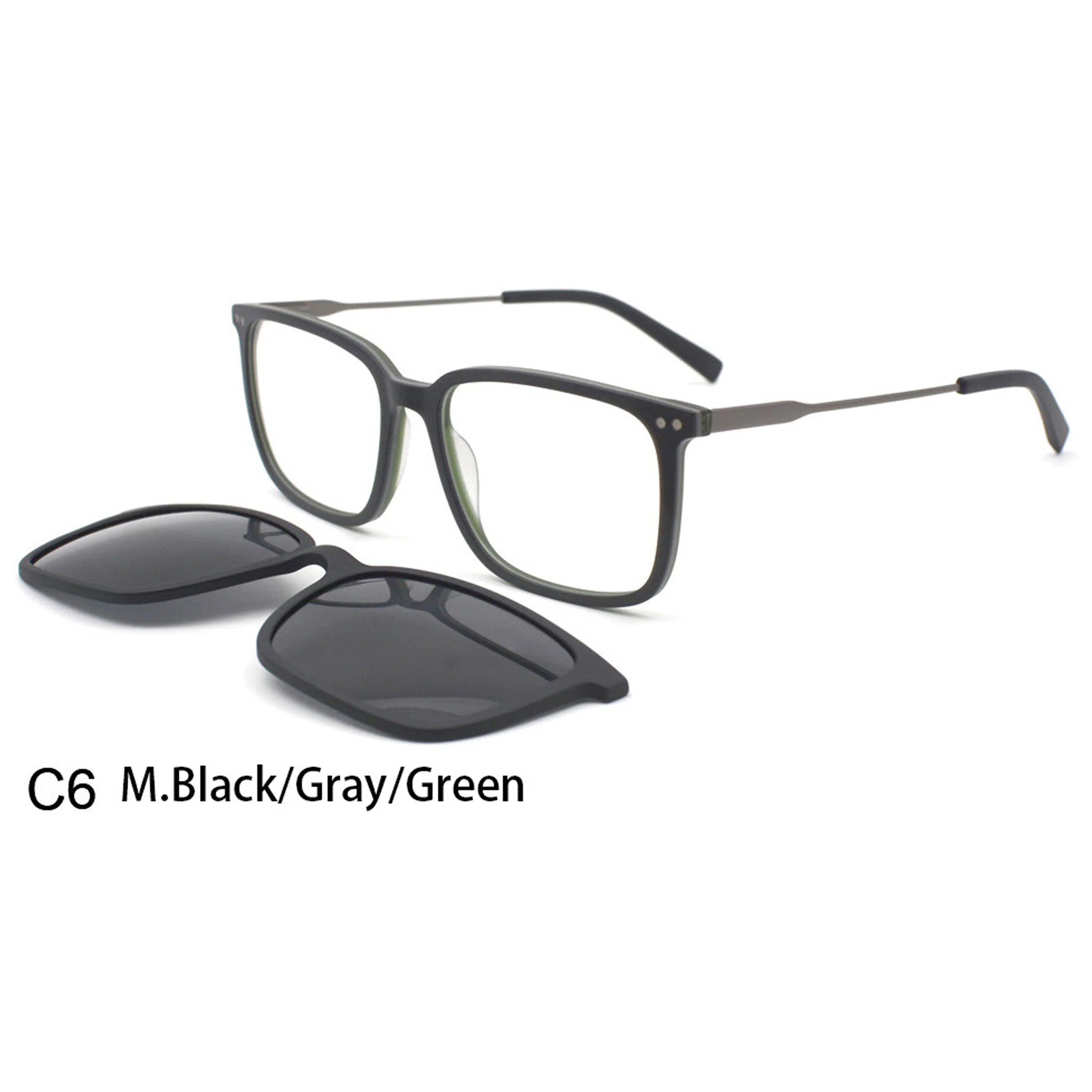HIGO 978 Custom Brand Logo Sunglasses Wholesale OEM Clip-on Sun Glasses Eyeglass Frames Manufacturer