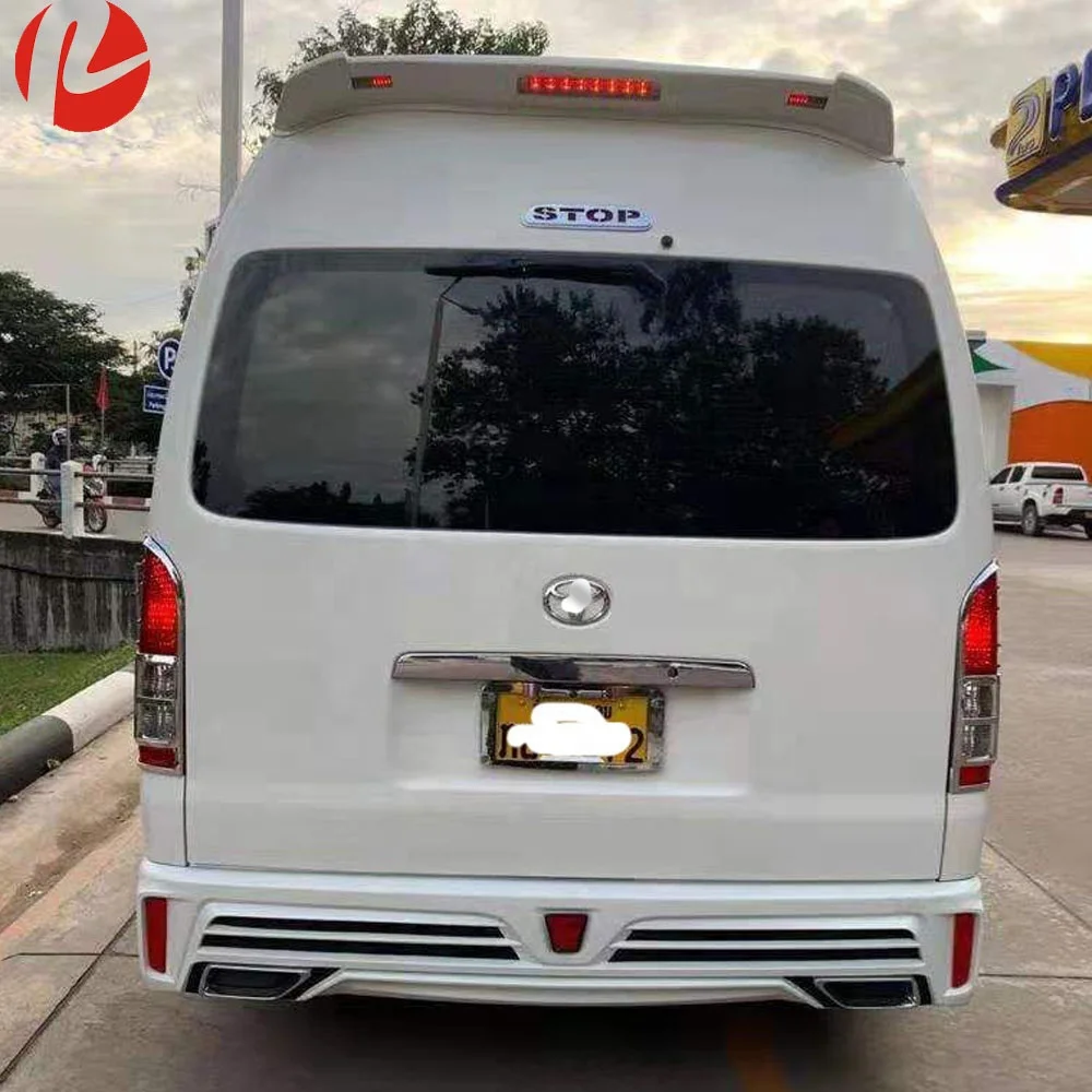 Pp Rear Bumper Refit PP Rear Bumper with Light Kit for Hiace 2005-2018