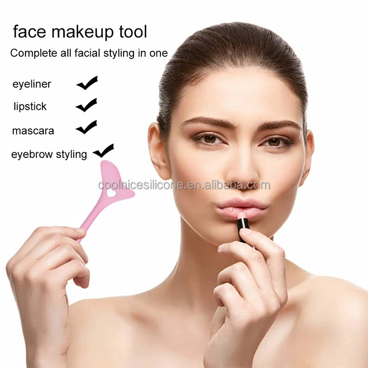Winged Eye Makeup Aid Tool,Reusable Silicone Eye Makeup Assistant Tool