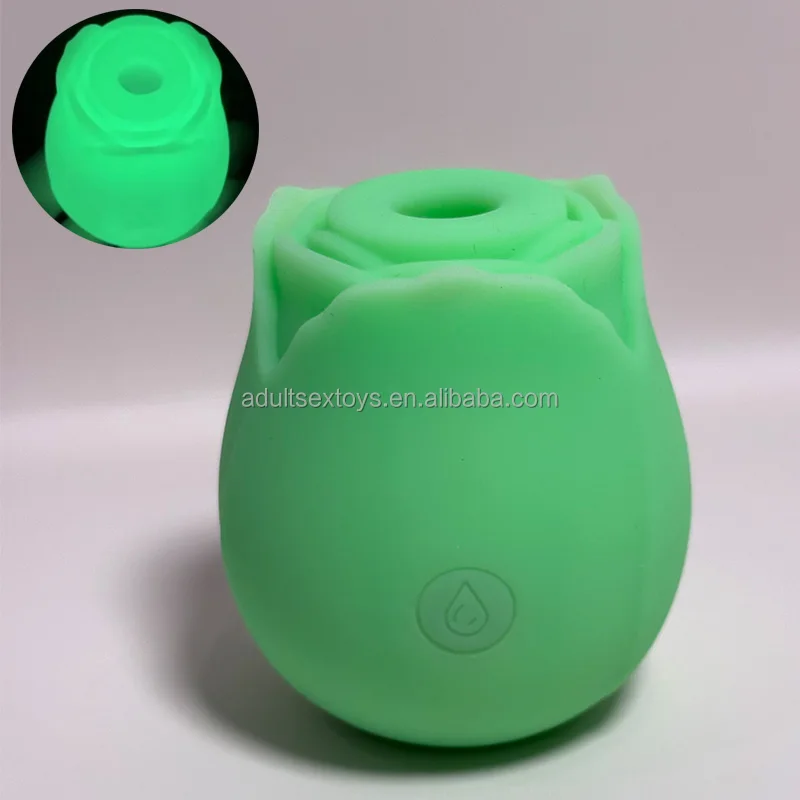 USA New Glow in the Dark Roses Sex Toys Vendor Good Gift Pink Red Colorful  Glowing Rose Toy Rose Vibrators for Women