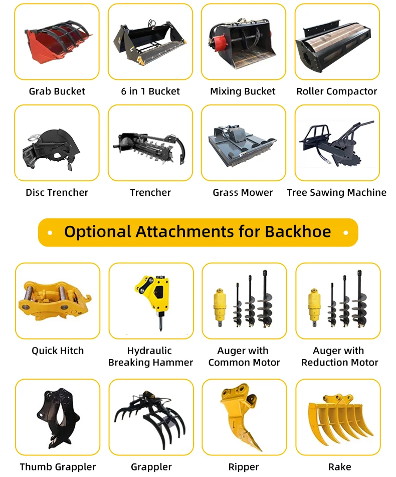 Wz40-30 Mini Backhoe Loader Hydraulic 4x4 Loader Backhoe 3 Ton Backhoe ...