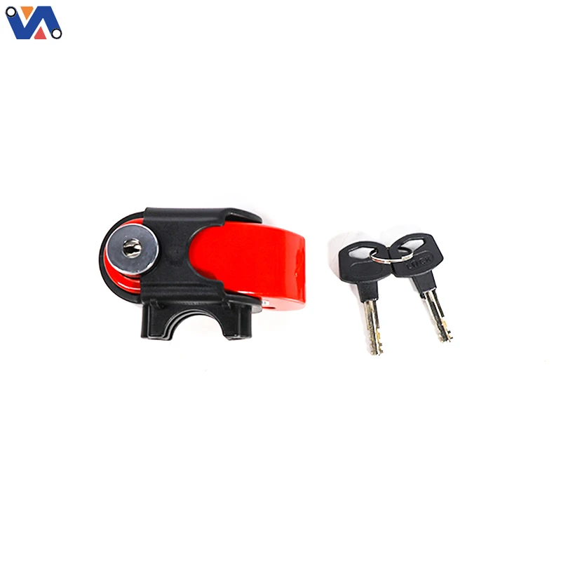 Nova Imagem Alta Qualidade Alarme Bloqueio de Disco + Suporte de Armazenamento para Acessórios de Bicicleta Elétrica Reparo Acessórios de Ciclo Bloqueio para Bicicleta