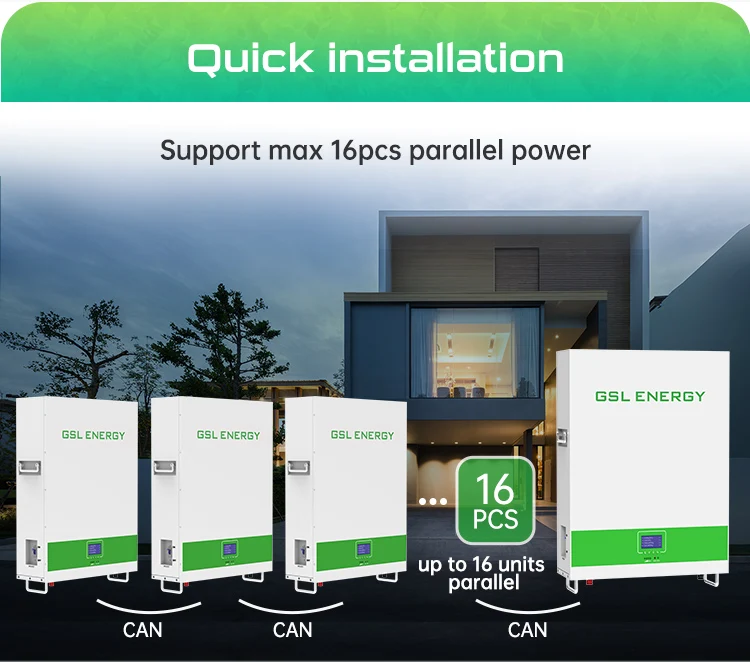 GSL ENERGY Energy 14.34Kwh Lifepo4 48V 100Ah 200Ah 280Ah Solar Lithium Battery 5Kwh 10Kwh 15Kwh Lithium Ion Batteries powerwall factory