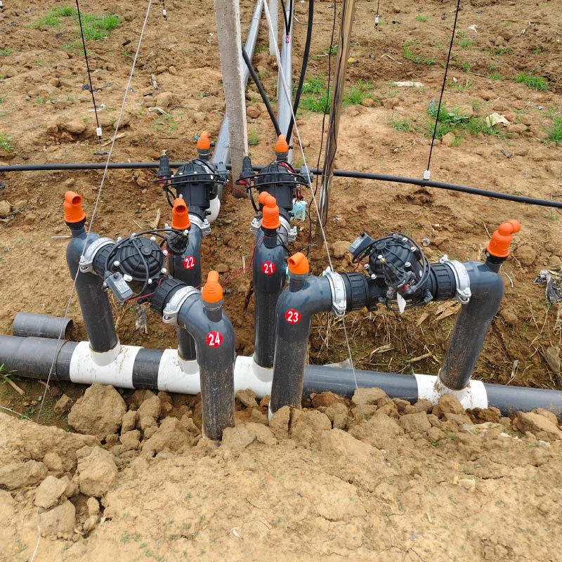 Kit Di 12 Valvole Di Controllo Per Irrigazione A Goccia | Connettore Per Tubo 16mm PE