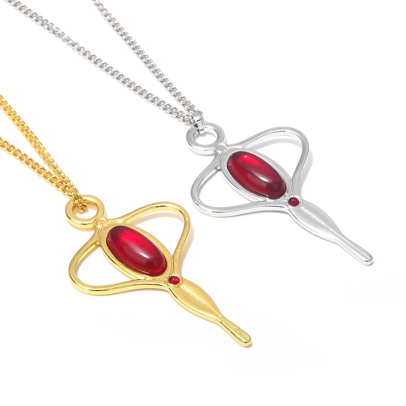 Anime Puella Magi Madoka Magica Sakura Kyouko Necklace