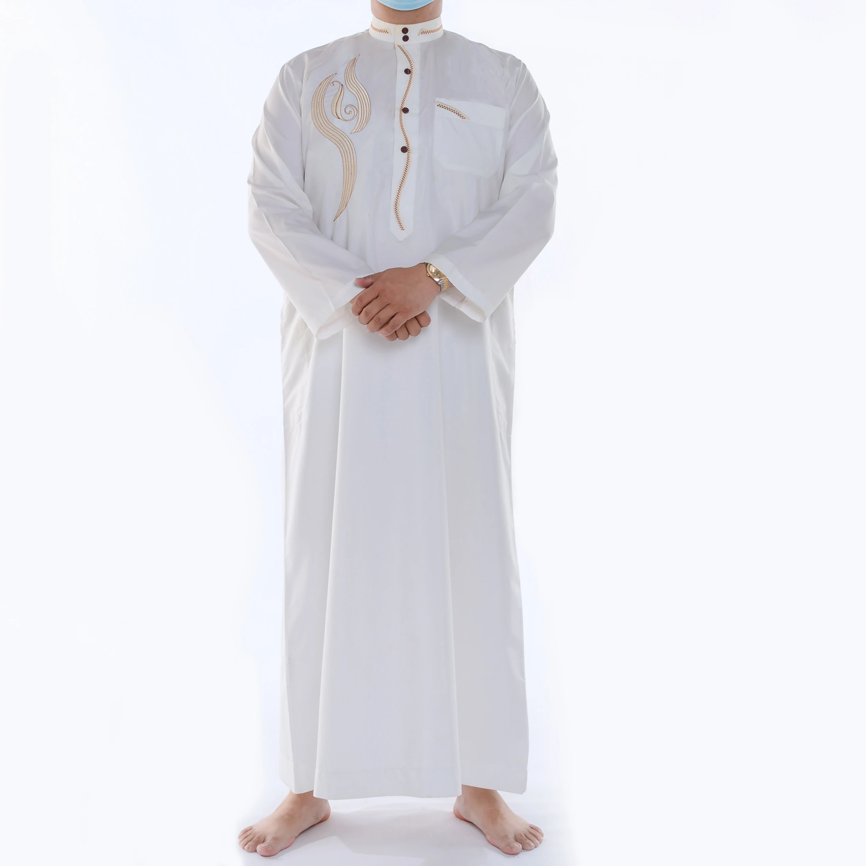 Islamic Clothing Wholesale Muslim Man Thobe Abaya Muslim Dresses Qamis ...