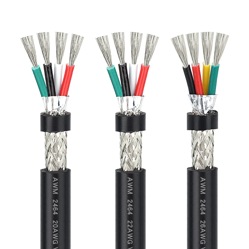 UL2464 4core Double Shield Cable - Ideal for Sensing Wire