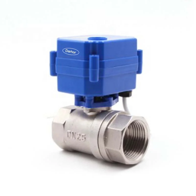 Darhor Low Cost CPVC UPVC Ozone Sterilizer Motorized Ball Valve for Chemical