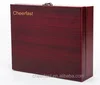 Boîte MDF rouge personnalisée 27,2*22,2*7cm