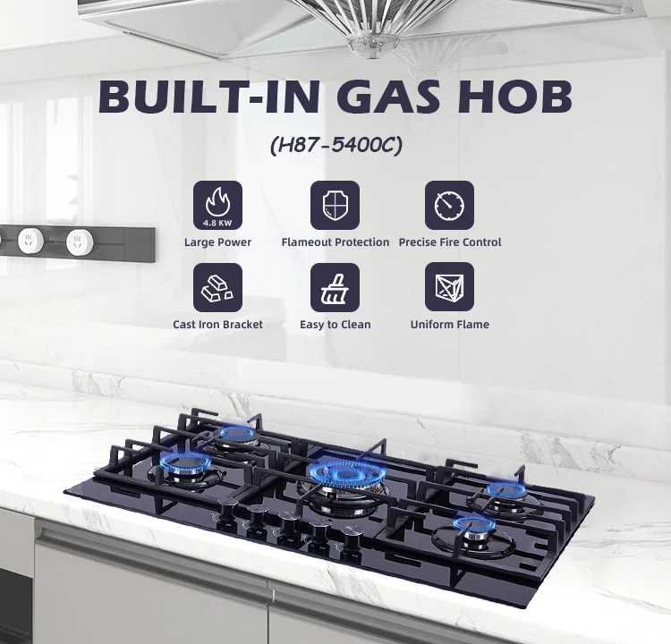 Wholesale Builtin Cooking Gas Burner Stove Reasonable Price Knob Home