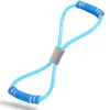 Double blue figure-eight resistance band (OPP packaging)