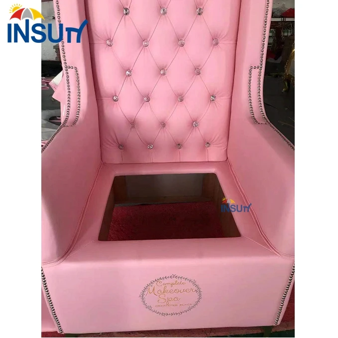 Pink Luxury Steam Chairs Throne Crystal Button Yoni Chair For Sale