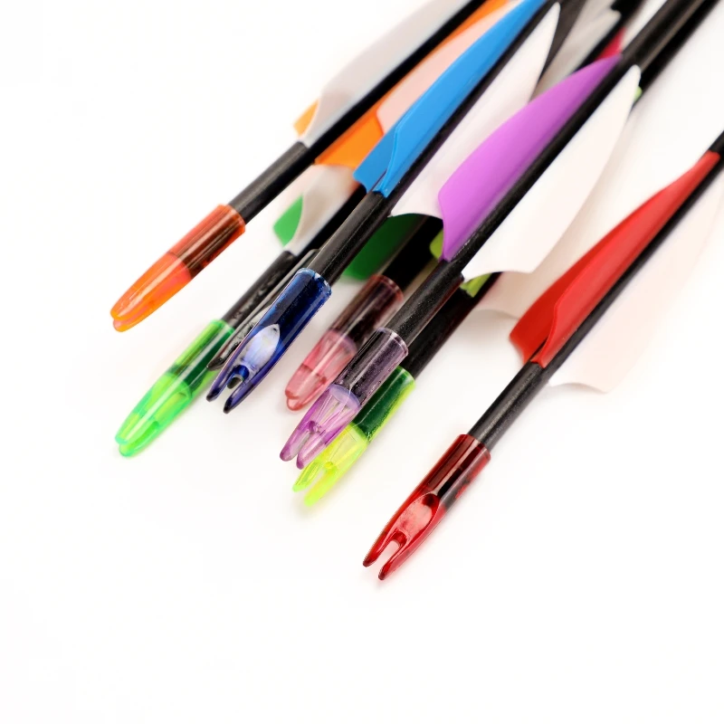 CUPID Archery High Quality Adult Colorful Fletching Vanes Durable Glass Fiber OD 6mm Shaft Arrows for Beginner Teenager