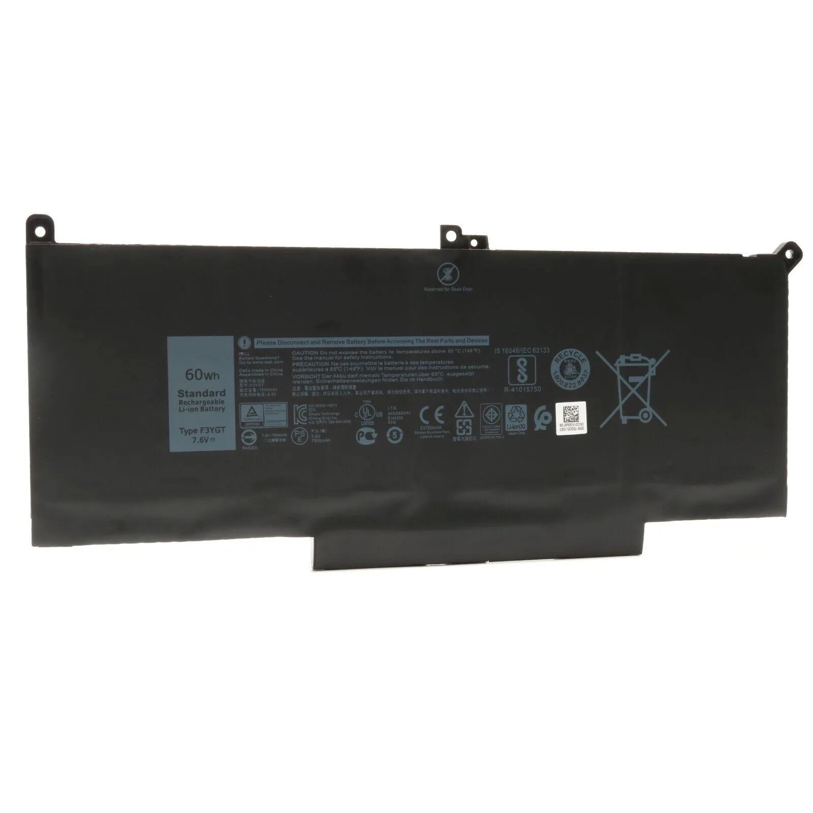 XClong 60Wh Laptop Akku Für Dell Latitude 7280 7290 7380 7390 7480 7490 Serie