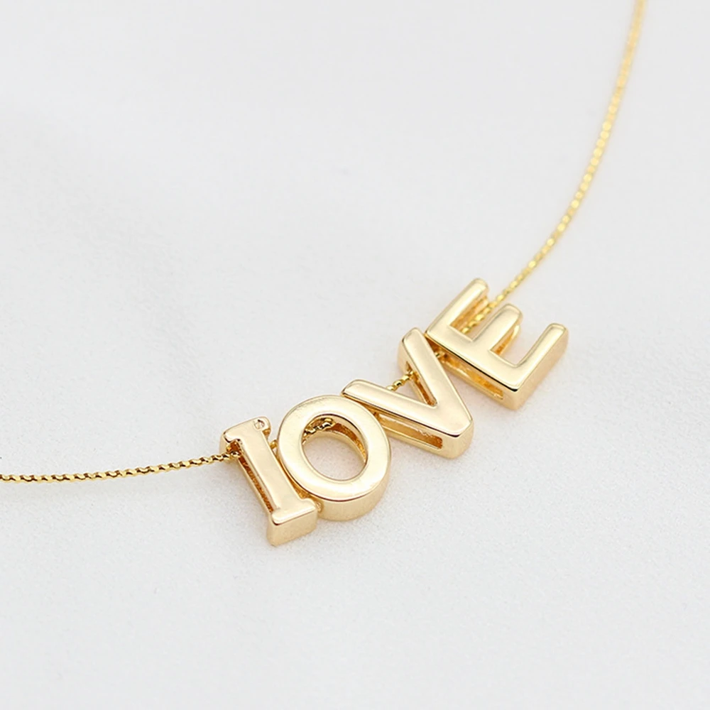 High Quality 18k Gold Plated Letters 