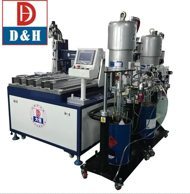 Máquina de distribución de pegamento de una parte CCD Visual Capacidad del tanque 60L 21