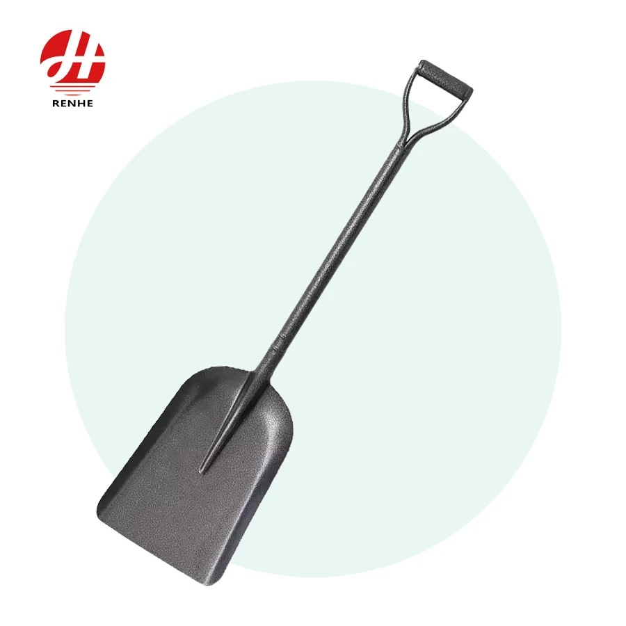 Hot Sale Customized Farming Construction Metal  Hand Tools Garden Square  Steel Handle Shovel