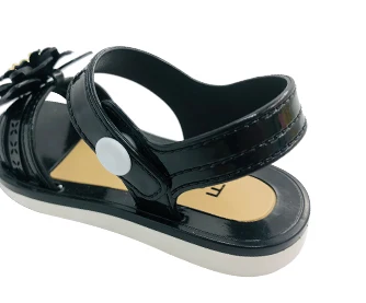 Outdoor summer children sandels black kids 8 yr old flat shoes sandals for girls stylish pair 1