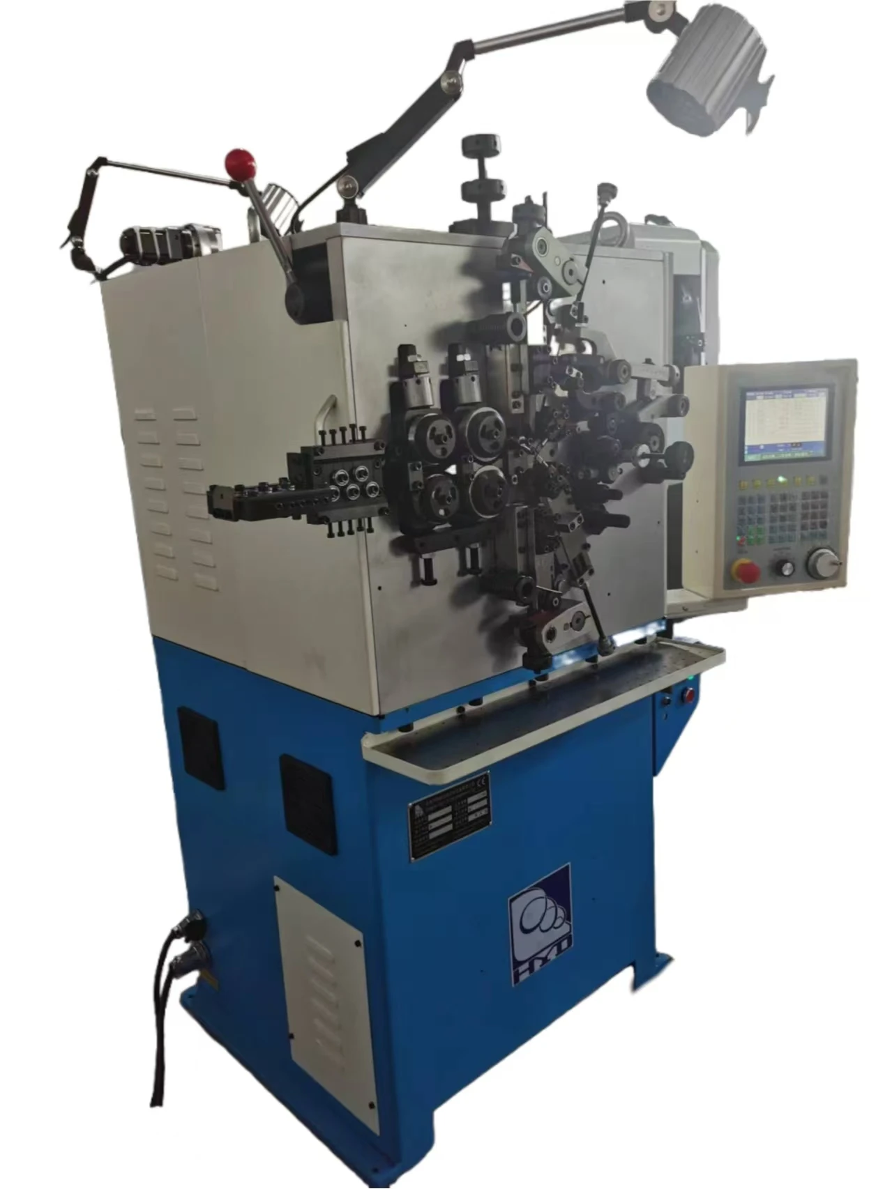 HYD-320 CNC Spring Machine with 0.4-2.0mm Wire Size 3 Axes Servo Motors and 1000m/min Max Wire Speed