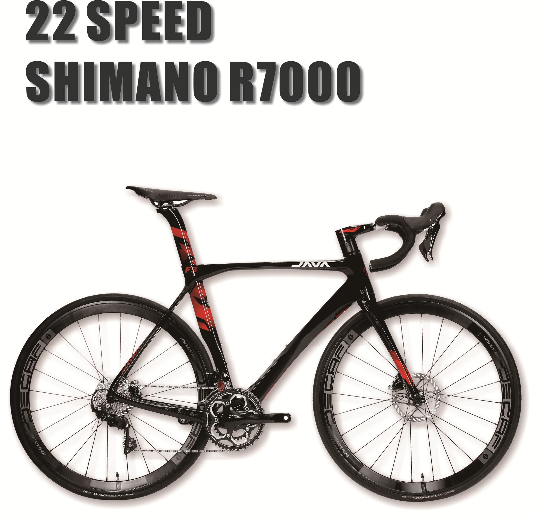 JAVA Feroce 3 700C Disc Brake Carbon Fiber Road Bike 22 Speed for