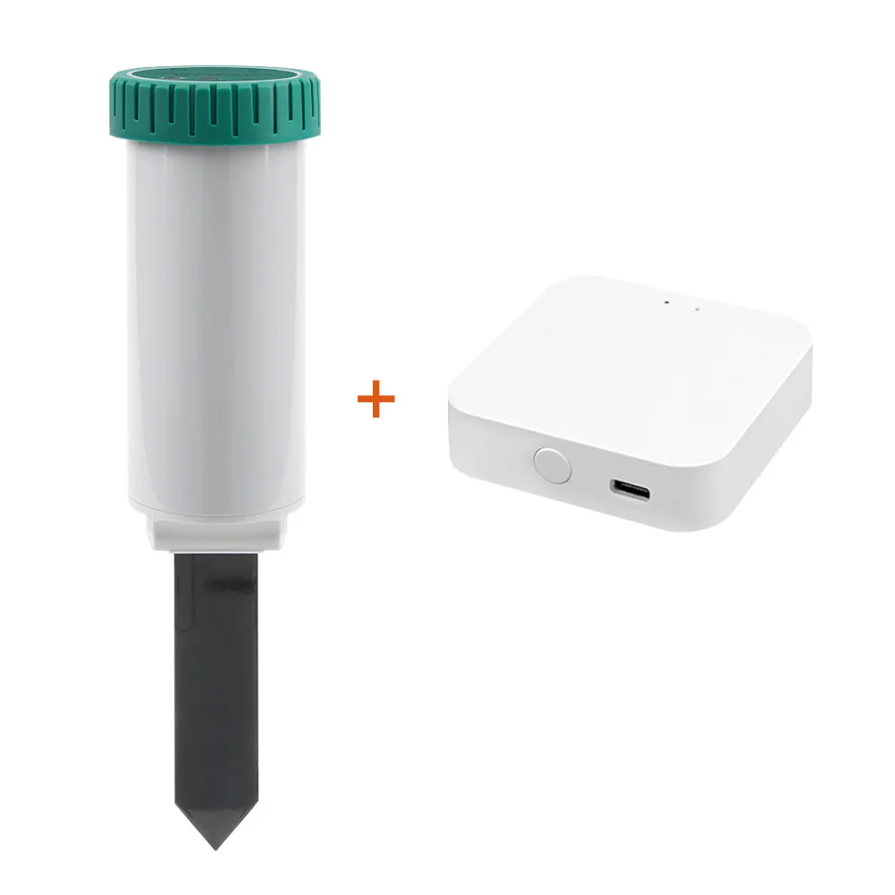 Soil Temperature and Humidity Sensor WiFi Smart Life Tuya Irrigation Watering Outdoor Gardening Water Timer