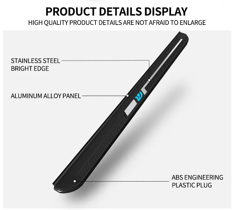 Aluminum Alloy Suv 4x4 Accesorios Para Auto Fixed Running Board for KIA SORENTO Side Steps Step Board Side Run supplier