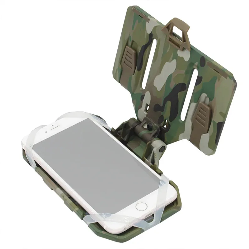 Outdoor Tactical Vest Phone Holder Folding Navigation Board